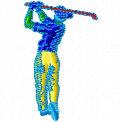 Golf Embroidery Design 10 Golf Embroidery Design 10